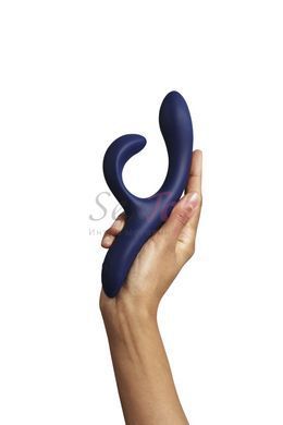 Смарт вибратор-кролик We-Vibe Nova Midnight Blue, эргономичный, регулируемый угол наклона ствола &mdash;  фото товара 11