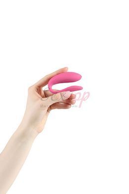 Смарт-вібратор для пар We-Vibe Sync Lite Pink, 10 віброрежимів, можна поєднувати з проникним сексом - фото товару 6