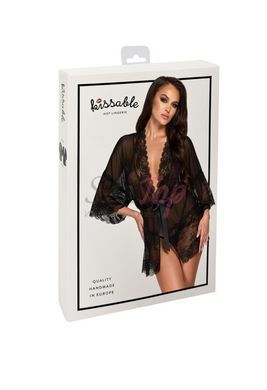 Пеньюар Kissable Midnight Kiss Negligee L/XL - фото товару 9