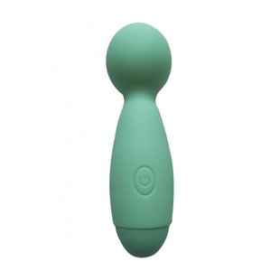 Мини-вибромассажер Wooomy Smally Mini Wand Turquoise - SO7407