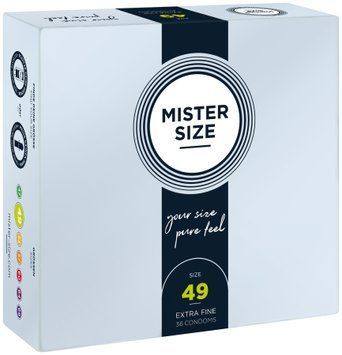 Презервативы Mister Size - pure feel - 49 (36 condoms), толщина 0,05 мм,  - 1