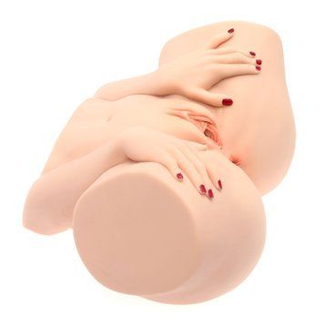 Мастурбатор-півторс Naked Factory BARBIE, вагіна + анус, 2 канали, дуже реалістичний, наскрізний - фото товару 1