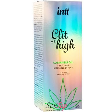 Возбуждающий гель для клитора Intt Clit Me On High Cannabis Oil 15 мл, сильная стимуляция SO8394 фото