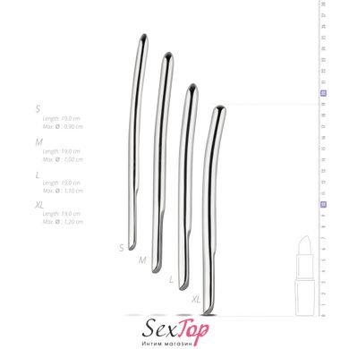 Набор уретральных стимуляторов Sinner Gear Unbendable - Single Ended 4 шт, диаметры 9,10,11,12 мм SO4585 фото
