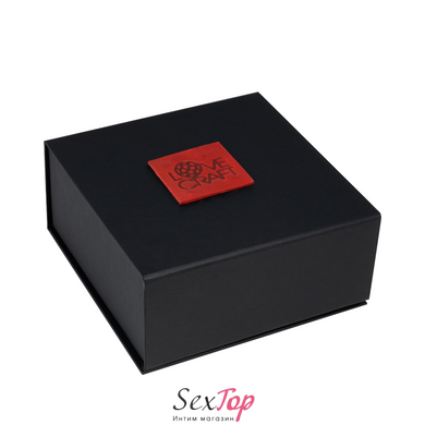 Преміум поножи LOVECRAFT червоні, натуральна шкіра, в подарунковій упаковці SO3297 фото