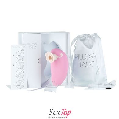 Розкішний вакуумний кліторальний стимулятор Pillow Talk - Dreamy Pink із кристалом Swarovski SO5568 фото