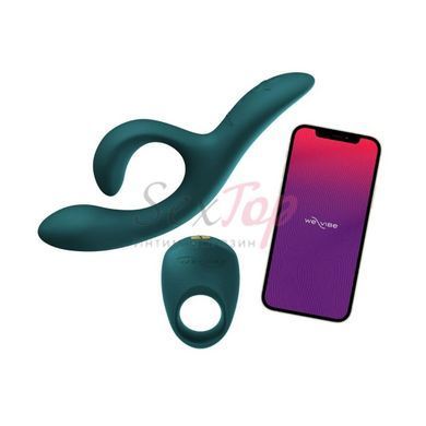 Подарочный набор для пар We-Vibe Date Night Set: вибратор-кролик Nova 2, эрекционное кольцо Pivot &mdash;  фото товара 2