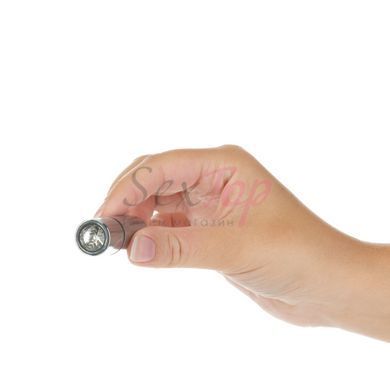 Вибропуля PowerBullet First-Class Bullet 2.5&Prime; with Key Chain Pouch, Silver, 9 режимов вибрации &mdash;  фото товара 3