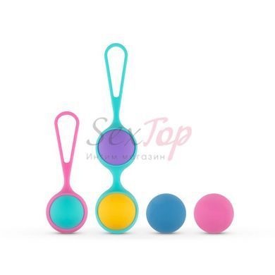 Вагинальные шарики разных цветов PMV20 Vita Kegel Ball Set &mdash;  фото товара 2