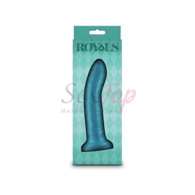Дилдо NS Novelties Royals - 6" Charlie - Metallic Teal &mdash;  фото товара 3