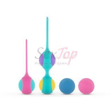 Вагинальные шарики разных цветов PMV20 Vita Kegel Ball Set &mdash;  фото товара 3