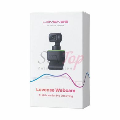 4К вебкамера зі штучним інтелектом Lovense WebCam, для стріму, активація чайовими - фото товару 7