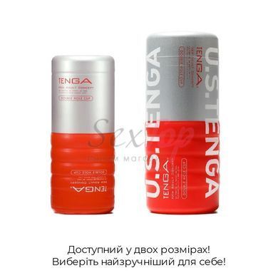 Мастурбатор Tenga US Double Hole Cup (двосторонній великий) з двома незалежними каналами - фото товару 5