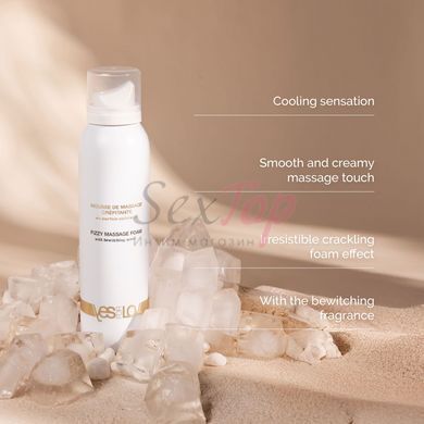 Масажна піна YESforLOV FIZZY MASSAGE FOAM with bewitching scent 150 мл, квітковий аромат - фото товару 2