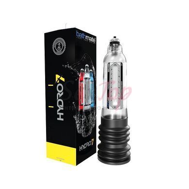 Гідропомпа Bathmate Hydro 7 Clear, для члена довижной от 12,5 до 18см, діаметр до 5см - фото товару 6