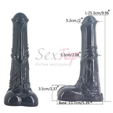 Фаллоимитатор большой с венками телесный Bdsm4u &mdash;  фото товара 2