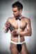 Мужской эротический костюм официанта Passion 021 BODY S/M: очень откровенное боди PSM0212 фото 1