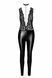 Комбинезон Noir Handmade F298 Libido Deep-V catsuit with collar and pearl chain - L &mdash; фото 4 из 8