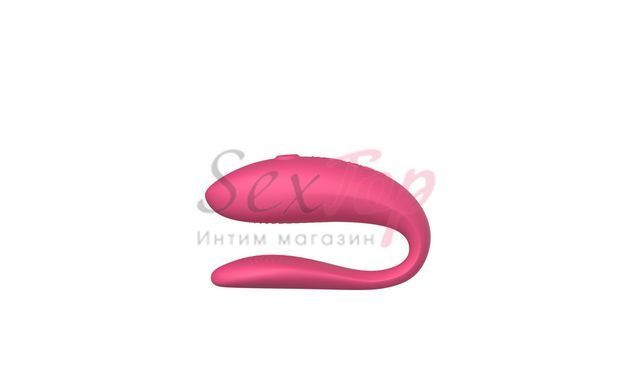 Смарт-вібратор для пар We-Vibe Sync Lite Pink, 10 віброрежимів, можна поєднувати з проникним сексом - фото товару 2