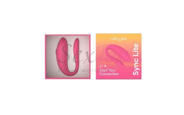 Смарт-вібратор для пар We-Vibe Sync Lite Pink, 10 віброрежимів, можна поєднувати з проникним сексом - фото товару 7