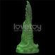 Подвійний вібратор монстр на присосці зеленого кольору Lovetoy Savage Charm Double Claw &mdash; фото 6 з 15