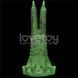 Подвійний вібратор монстр на присосці зеленого кольору Lovetoy Savage Charm Double Claw &mdash; фото 5 з 15