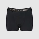 Шорты с фиксацией дилдо Strap-On-Me Harness Lingerie Allure - XL - Black &mdash;  фото товара 1
