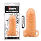 Насадка на пенис с вибропулей Superme Vibrating Warrior Sleeve &mdash;  фото товара 1