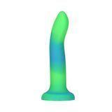 Светящийся в темноте фаллоимитатор ADDICTION Rave 8&Prime; Glow in the Dark Dildo Blue Green, 20,3 см &mdash;  фото товара 1