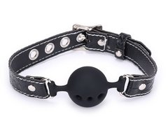 Кляп BDSM-NEW Snake ball gag silicone, black Черный 1