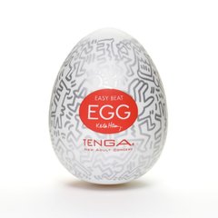 Мастурбатор яйце Tenga Keith Haring EGG Party Прозрачный 1