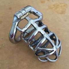 Stainless Steel Male Chastity Device / Stainless Steel Chastity Cage IXI50052 фото