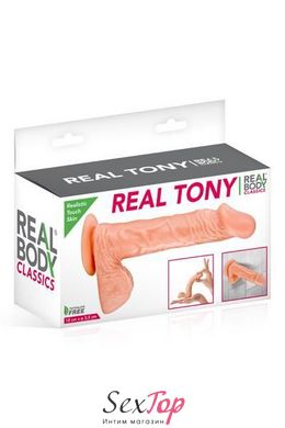 Фаллоимитатор Real Body - Real Tony Flash, TPE, диаметр 3,5см SO1893 фото