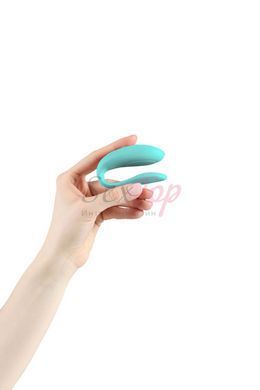 Смарт-вібратор для пар We-Vibe Sync Lite Aqua, 10 віброрежимів, можна поєднувати з проникним сексом - фото товару 6