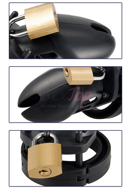 Силіконовий пояс вірності CB-6000S Black - фото товару 5