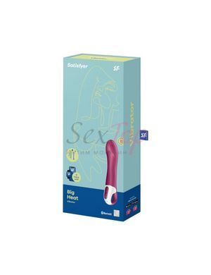Смарт вибратор точки G Satisfyer Big Heat с функцией подогрева &mdash;  фото товара 4
