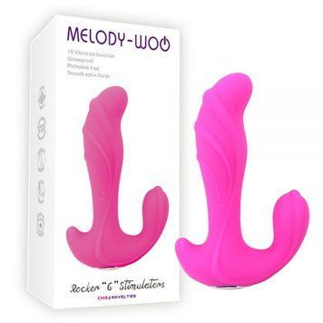Вибромассажер для простаты и точки G розовый Chisa Rocker Stimulators, Розовый - 1