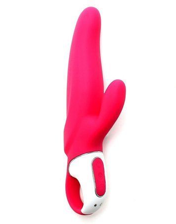 Потужний вібратор-кролик Satisfyer Vibes Mr. Rabbit, два мотори, литий силікон, 12 режимів роботи - фото товару 1