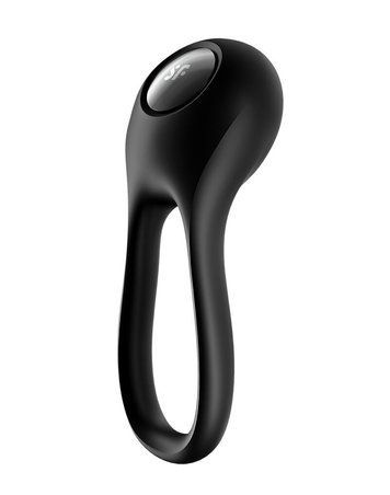 Ерекційне кільце з вібрацією Satisfyer Majestic Duo для члена та мошонки - фото товару 1