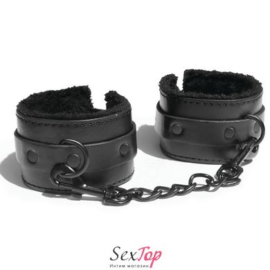 Наручники Sex and Mischief - Shadow Fur Handcuffs екошкіра з плюшем всередині SO2149 фото