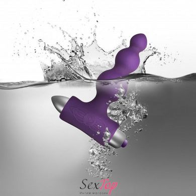 Анальный вибратор Rocks Off Petite Sensations — Bubbles Purple RO2330 фото