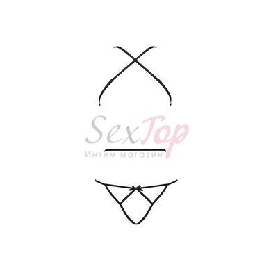 Боди с имитацией кожи и стрепами ASUNA BODY black XXL/XXXL Passion &mdash;  фото товара 4