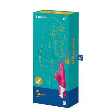Мощный вибратор-кролик Satisfyer Vibes Mr. Rabbit, два мотора, литой силикон, 12 режимов работы &mdash;  фото товара 3