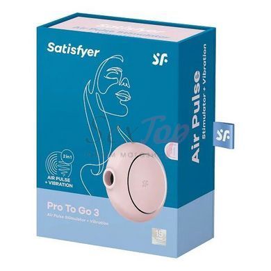 Вакуумный стимулятор Satisfyer Pro To Go 3 Rose &mdash;  фото товара 6