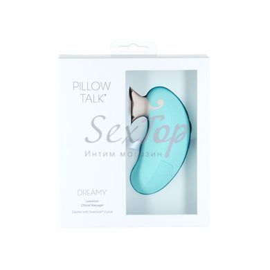 Роскошный вакуумный клиторальный стимулятор Pillow Talk - Dreamy Teal с кристаллом Swarovski &mdash;  фото товара 6
