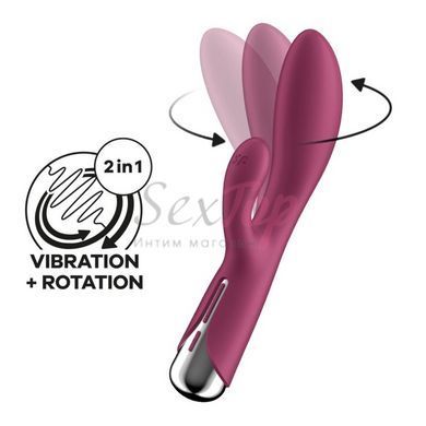 Вибратор для женщин Satisfyer Spinning Rabbit 1 Red &mdash;  фото товара 6