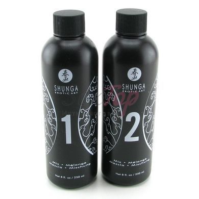 Гель для NURU масажу Shunga Oriental Body-to-Body &ndash; Exotic Fruits (2 x 225 мл) плюс простирадло - фото товару 2
