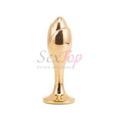 Металева анальна пробка Лисячий хвіст LOCKINK SEVANDA White Fox-Tail Anal Rose-shape Plug - фото товару 6