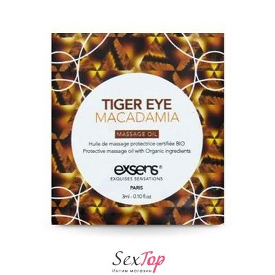 Пробник масажної олії EXSENS Tiger Eye Macadamia 3мл SO2385 фото
