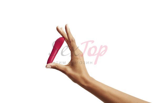 Мощная вибропуля Tango X Cherry Red by We-Vibe, 7 режимов вибрации, 8 уровней интенсивности &mdash;  фото товара 4